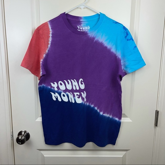 Original Young Money x AE Tie Dye Graphic T Shirt - Picture 2 of 7